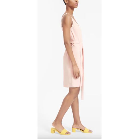 Everlane The Japanese GoWeave Tank Mini Wrap Dress Size 00 NEW Romantic Girly - Picture 2 of 13